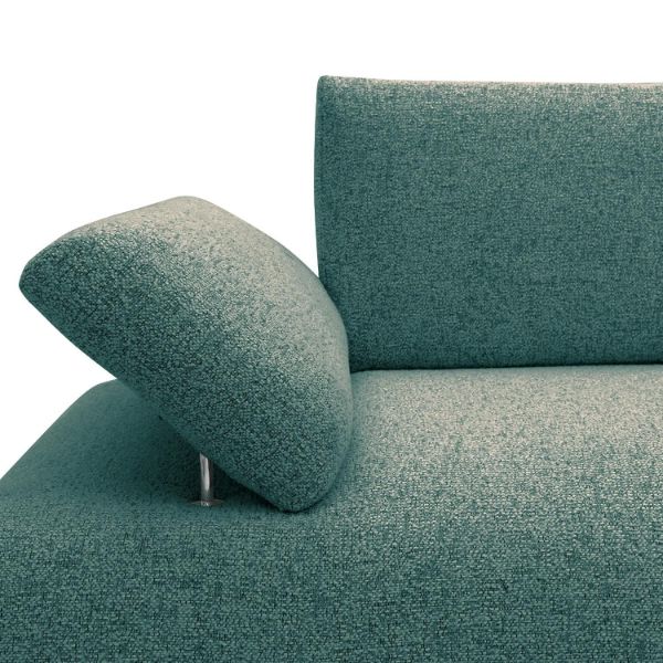 Coltar fix dreapta L, mic, turcoaz Orson