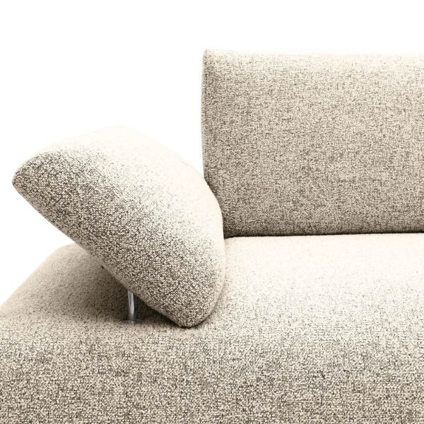 Coltar fix dreapta L, mare, crem Orson