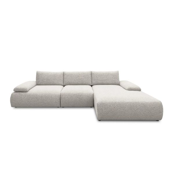 Coltar fix dreapta L, mare, gri Orson