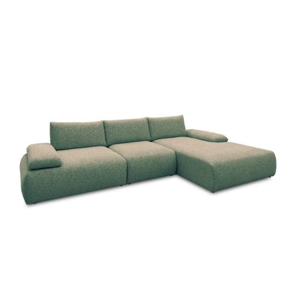 Coltar fix dreapta L, mare, verde Orson