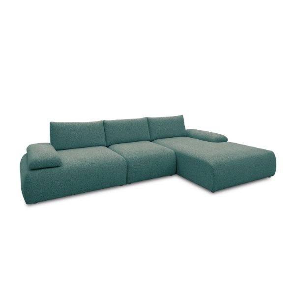 	Coltar fix dreapta L, mare, turcoaz Orson