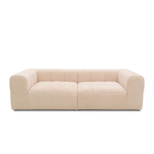 	Canapea fixa 3 locuri roz Omar