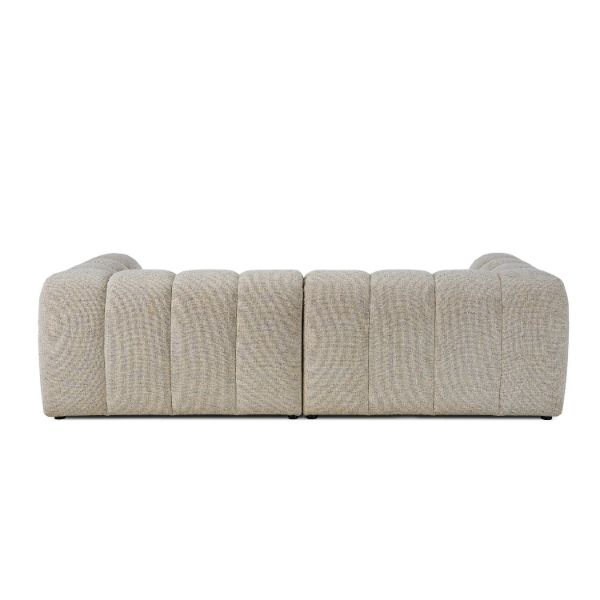 Canapea fixa 3 locuri bej Otto