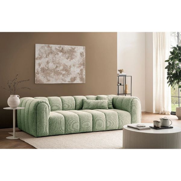 Canapea fixa 3 locuri verde menta Otto