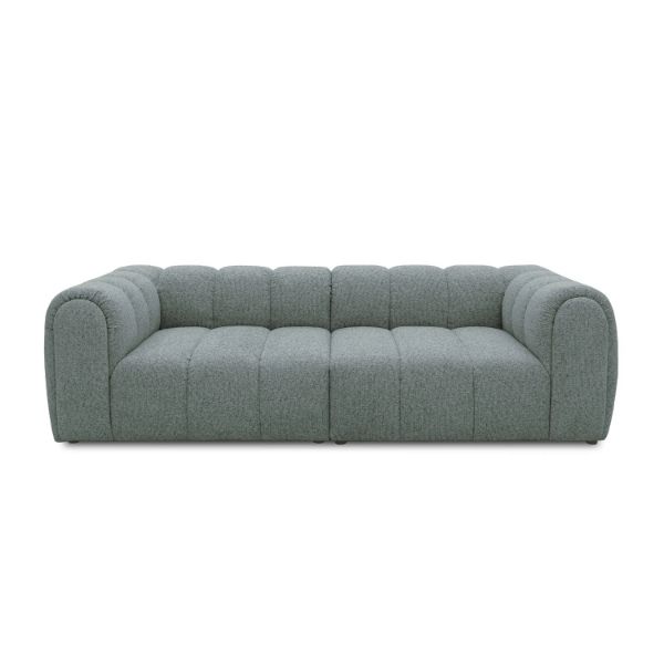 Canapea fixa 3 locuri gri inchis Otto