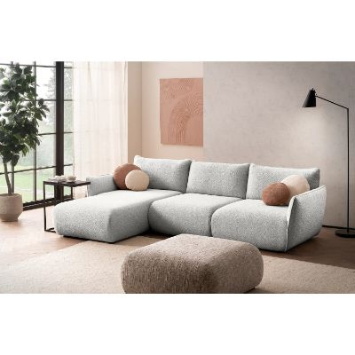 Coltar fix stanga L, mare, gri deschis Ocean