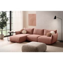 Coltar fix stanga L, mare, roz prafuit Ocean