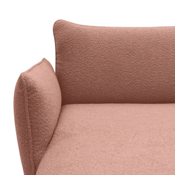 Coltar fix stanga L, mare, roz prafuit Ocean