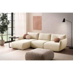 Coltar fix stanga L, mare, crem Ocean