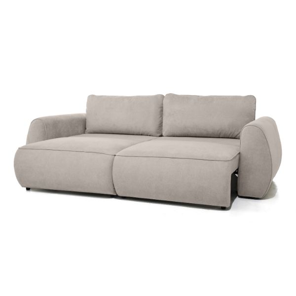 Canapea extensibila 3 locuri negru Borneo