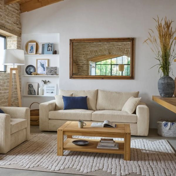 	Masuta de cafea cu 1 polita stejar natur Ethan