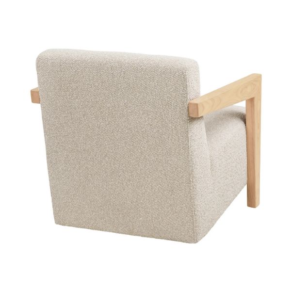 Fotoliu tapitat bej Caracas