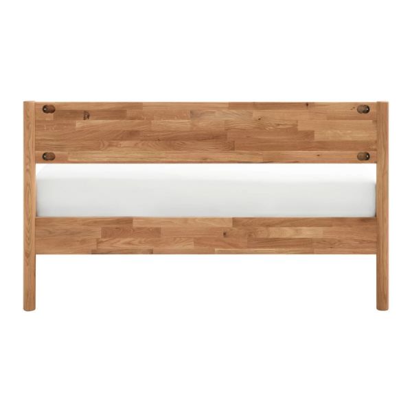 Pat 160 x 200 cm lemn masiv stejar Waden 