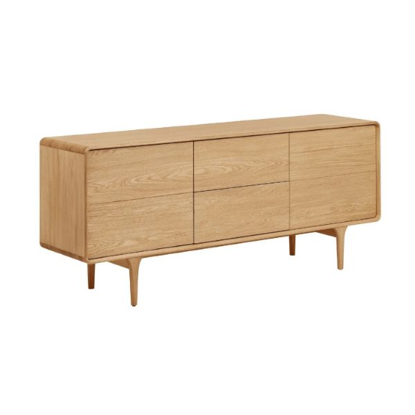  Bufet cu 2 usi 2 sertare stejar natur Darwin