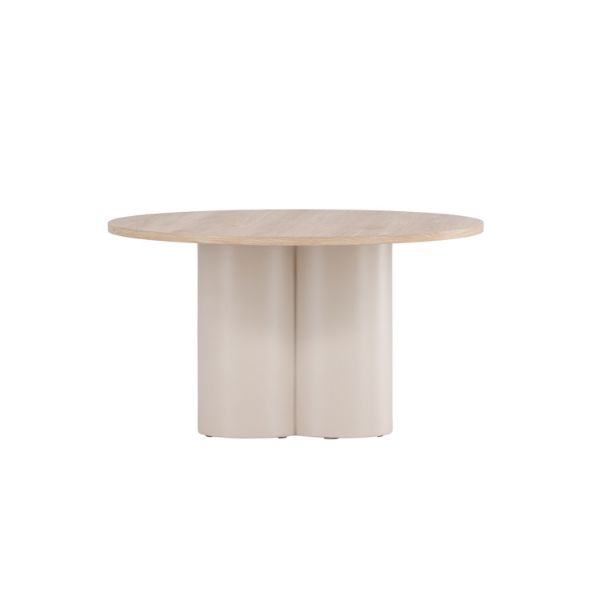 Masuta de cafea rotunda casmir/stejar Olivia