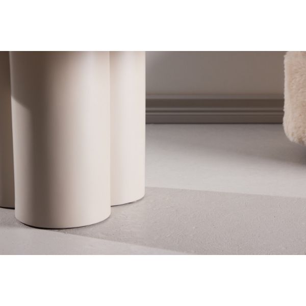 Masuta de cafea rotunda casmir/stejar Olivia