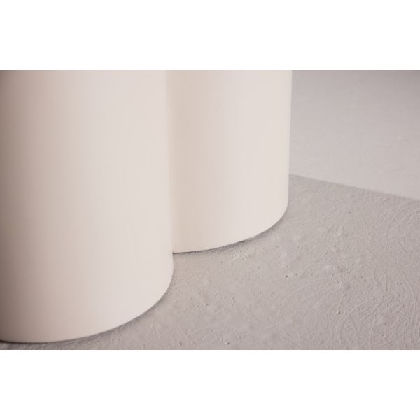 Masuta de cafea rotunda casmir/stejar Olivia