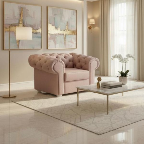 Fotoliu roz Valentino