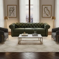 	Canapea extensibila 3 locuri kaki Valentino