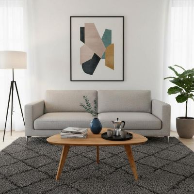 Masuta de cafea 95 x 96 cm stejar natur Otello