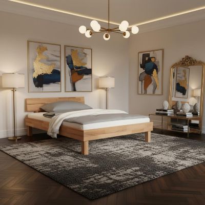 Pat 200 x 200 cm lemn masiv fag Wood