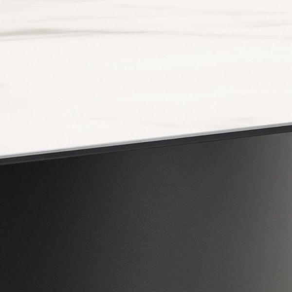 Masa fixa 200 cm blat ceramic alb Marbella