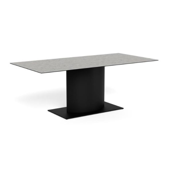 Masa fixa 200 cm blat ceramic gri Marbella