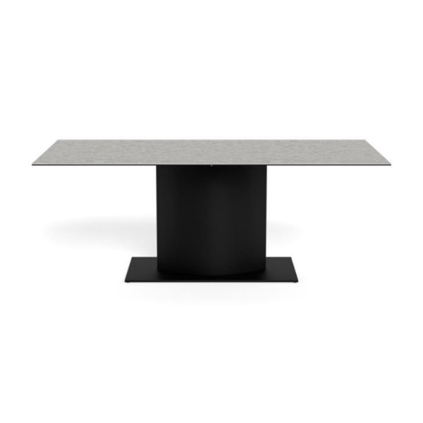 Masa fixa 200 cm blat ceramic gri Marbella