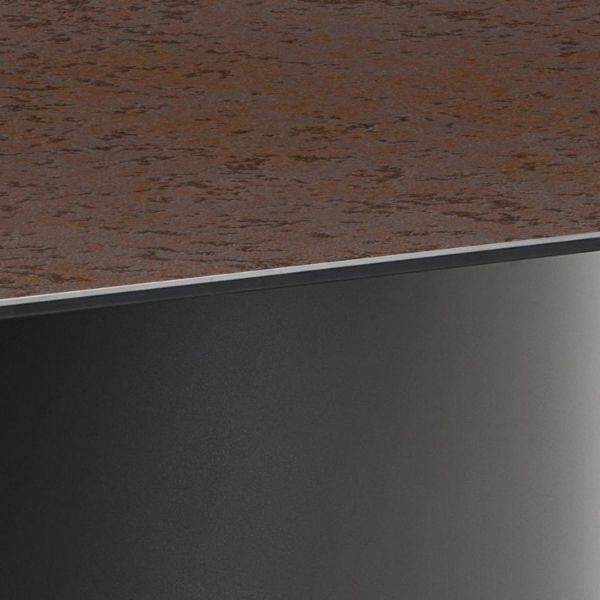 Masa fixa 200 cm blat ceramic maro ruginiu Marbella