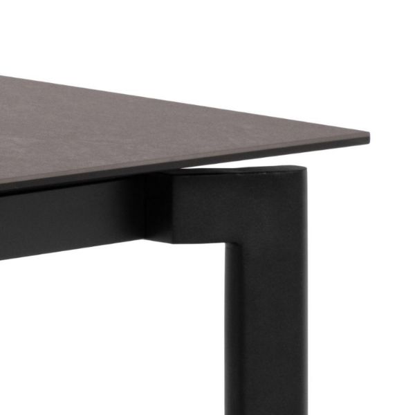 Masa extensibila 180/240 cm blat ceramic negru Palermo