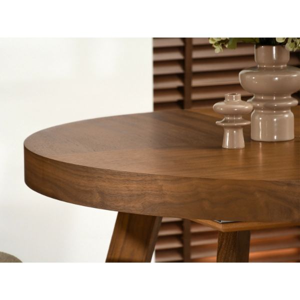 Masa rotunda extensibila 130/230 cm nuc Anton II