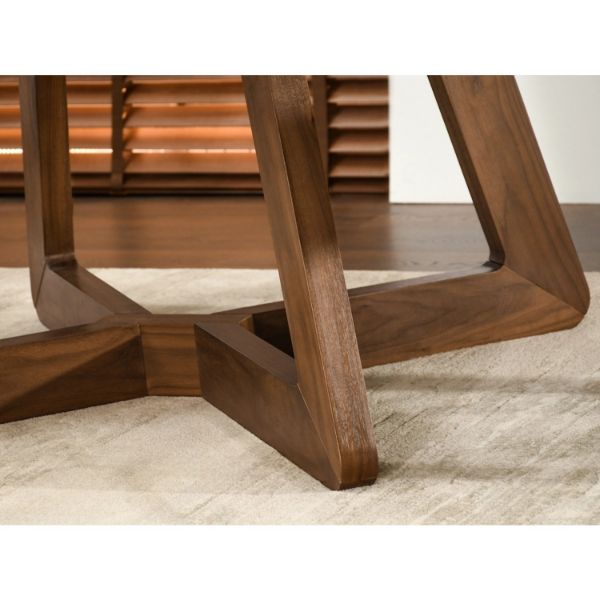 Masa rotunda extensibila 130/230 cm nuc Anton II