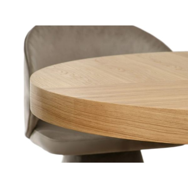 	Masa rotunda extensibila 130/230 cm stejar Anton