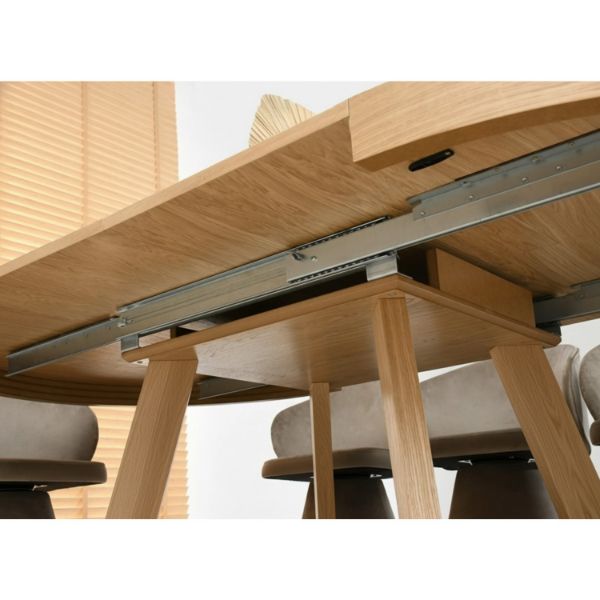 	Masa rotunda extensibila 130/230 cm stejar Anton