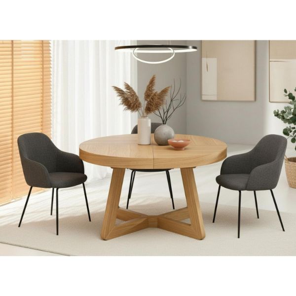 	Masa rotunda extensibila 130/230 cm stejar Anton