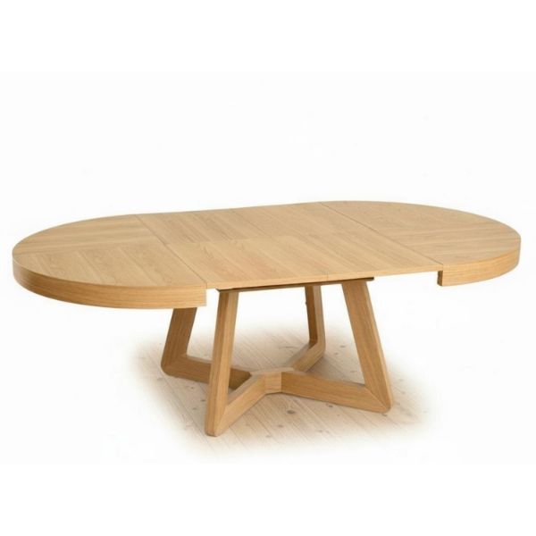 	Masa rotunda extensibila 130/230 cm stejar Anton