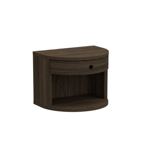 Noptiera suspendata cu 1 sertar si 1 nisa stejar afumat Paron