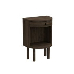 				Noptiera semicerc cu 1 sertar si 1 nisa stejar afumat Paron