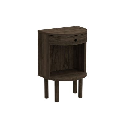 				Noptiera semicerc cu 1 sertar si 1 nisa stejar afumat Paron