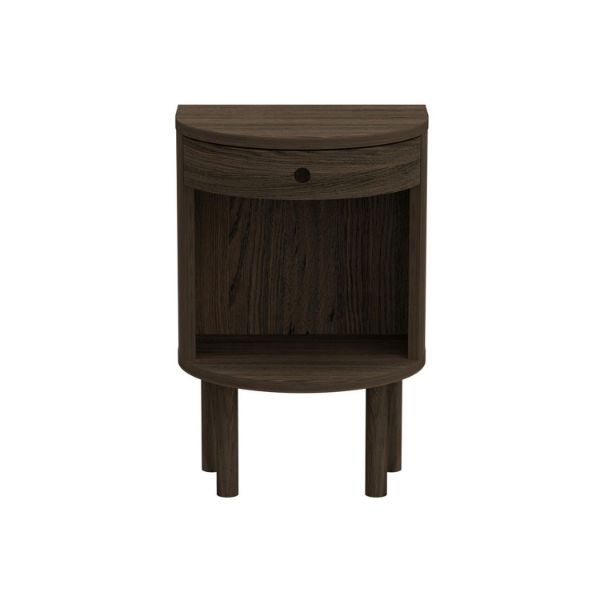 	Noptiera semicerc cu 1 sertar si 1 nisa stejar afumat Paron