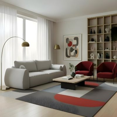 	Canapea extensibila 3 locuri gri deschis Borneo