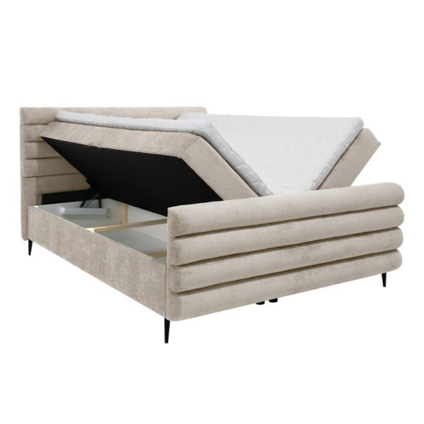 Pat boxspring 160 x 200 cm bej Noel