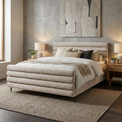 Pat boxspring 180 x 200 cm bej Noel