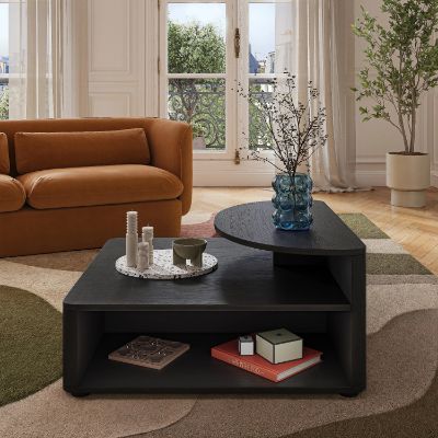 	Masuta cafea lemn, negru, Milord