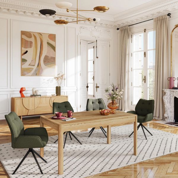 Masa extensibila 160/220 cm stejar natur Amore