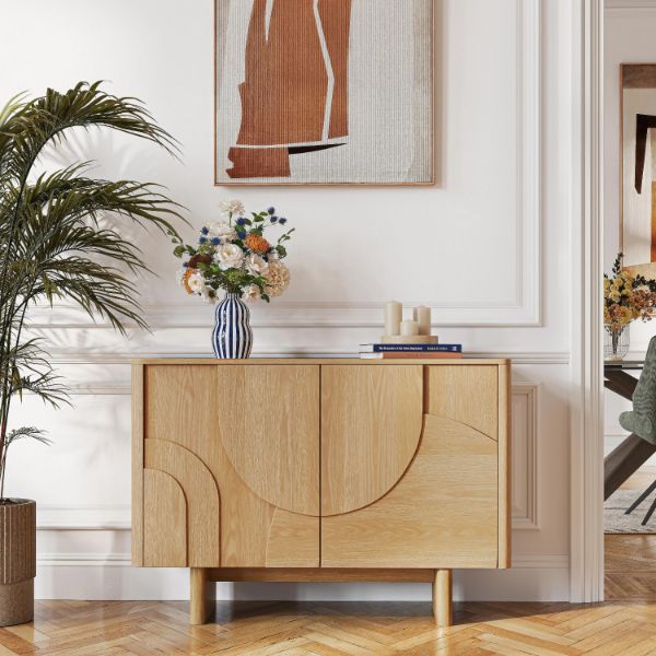 	Bufet cu 2 usi stejar natur Milord