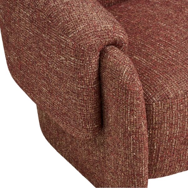 Fotoliu tapitat bordeaux mix Hamilton