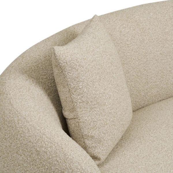 Canapea fixa 2,5 locuri, bej, Henri