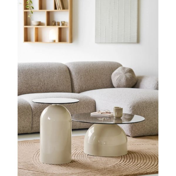 Masuta laterala gri bej Ravello