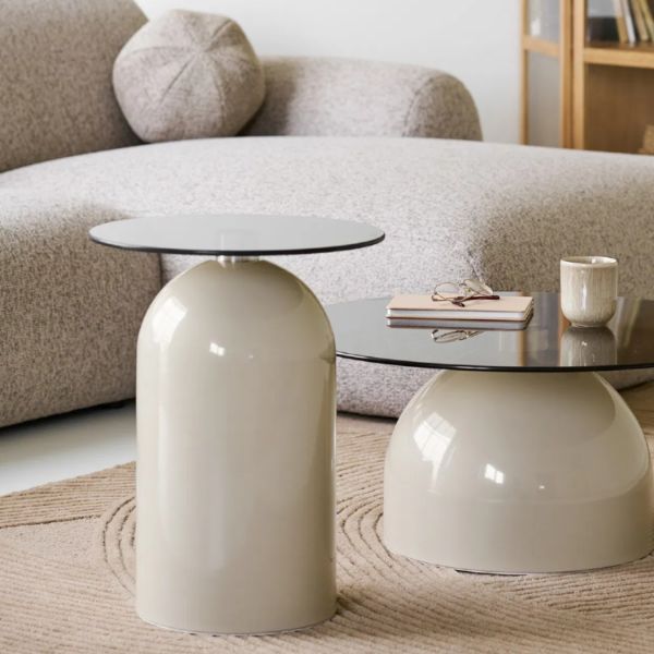 	Masuta laterala gri bej Ravello